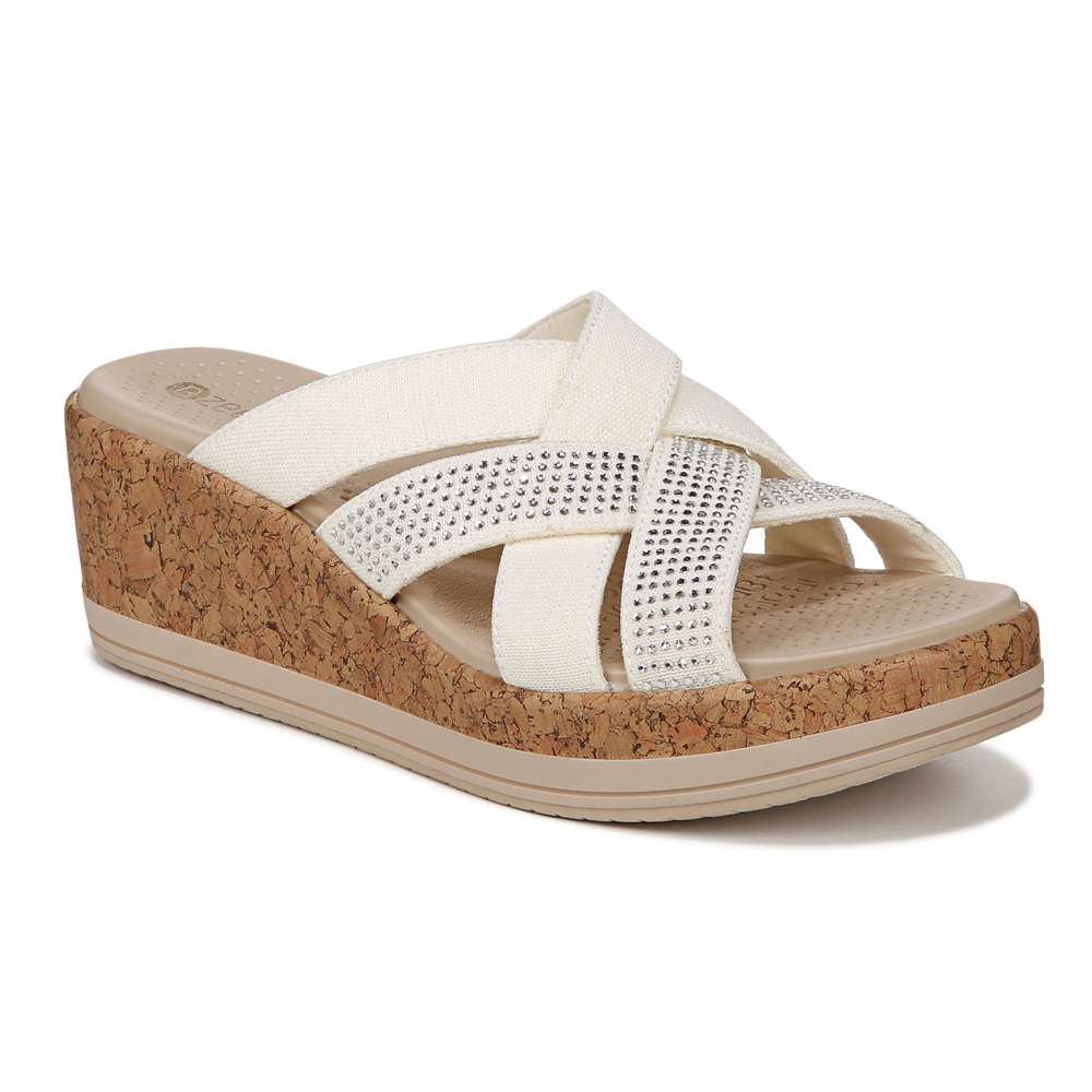 Bzees Reign Wedge Sandal - Sugar