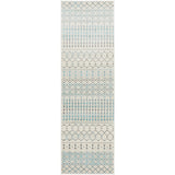 Evoke 260 White Runner Rug