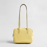 Premium Pebbled Calfskin Bowling Bag - Yellow