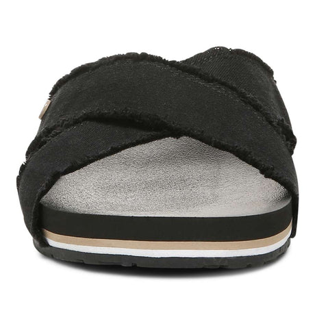 Vionic Panama Beach Slide - Black Canvas