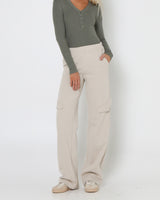 Lost In Lunar Women's Mila Trackpants - Beige