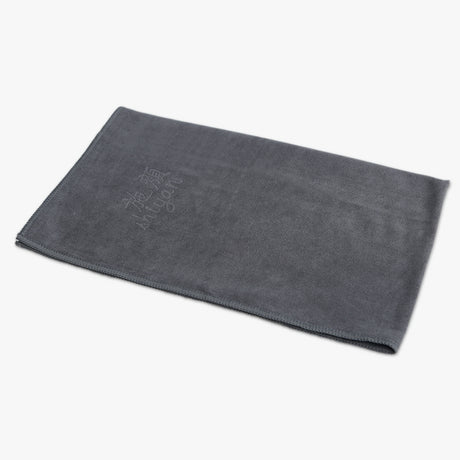 Yoga Pilates Hand Towel Mat Workout Absorbing Microfiber 67Cm Grey Dark