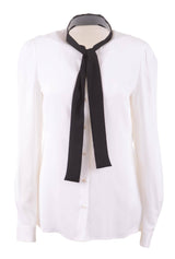 Dolce & Gabbana Women Bow Long Sleeve Shirt