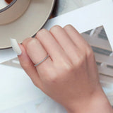 Solid 925 Sterling Silver Twisted Tight Rope Ring