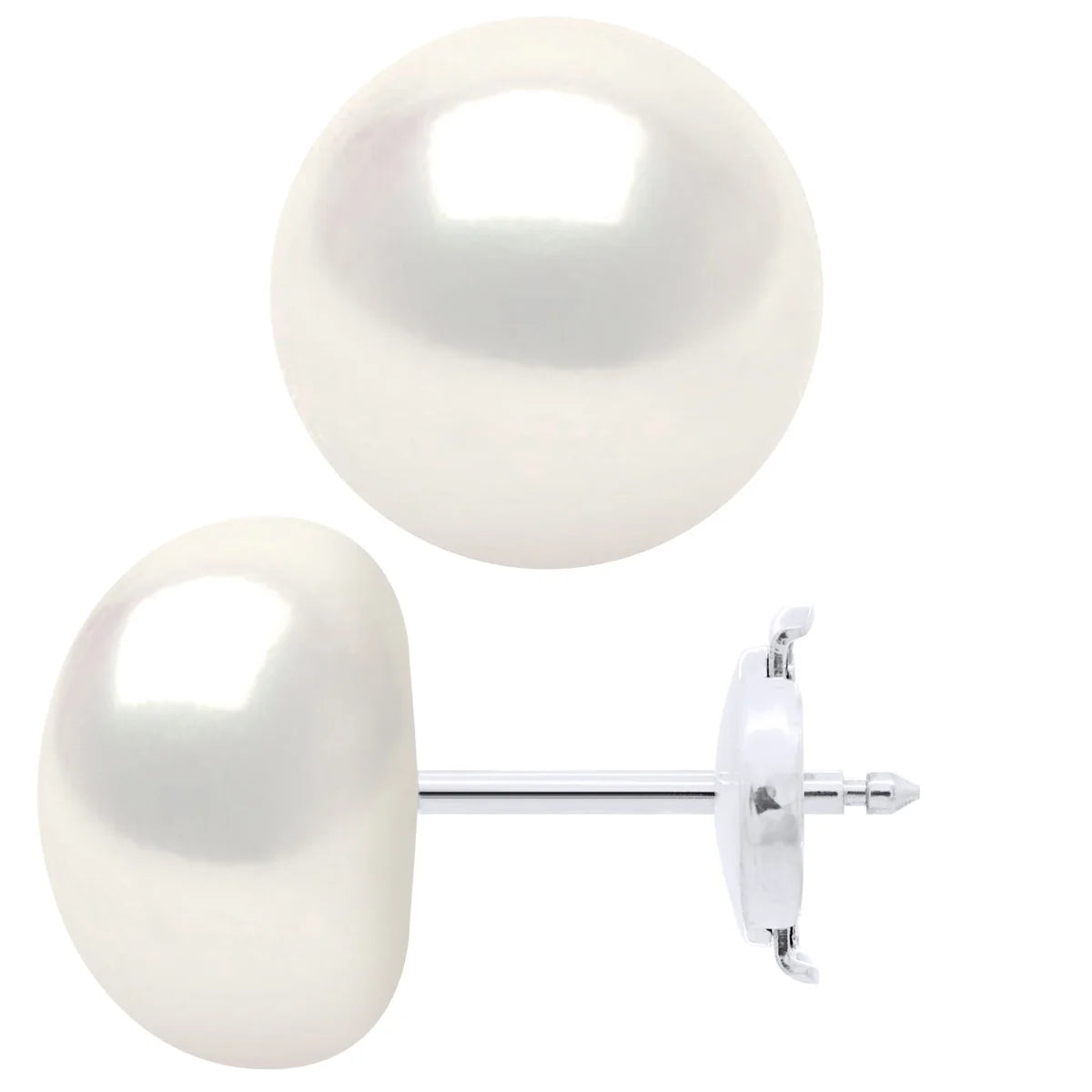 Manufacture Royale Earrings Prestige Freshwater Pearl White White Gold