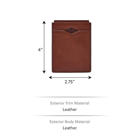 Fossil Mykel Brown Card Case