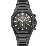 Christophe Duchamp Raidillon Chrono - Black Dial & 316L Stainless Steel Strap