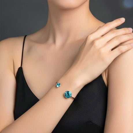 Krystal Couture Serene Bangle Embellished with SWAROVSKI Crystals