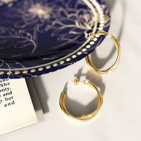 Bullion Gold Elsa Gold Stud Earrings