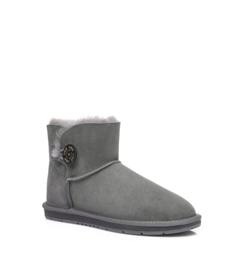 Australian Shepherd UGG Mini button - Grey