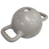 Yoga Fitness Kettlebell Water Filled Adjustable 1-6kg Double Handle Heavy Duty Exercise Kettle Bell - Grey