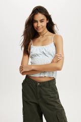 Cotton On Women's Annie Lace Cami - Sophia Ditsy Seamist