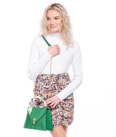 Bosccolo Handbag - Green Croco