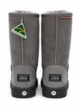 Australian Leather Ugg Classic Long Rubber Sole Grey - AU8