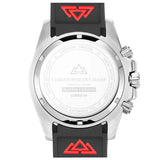 Christophe Duchamp Marine chrono Rubber - Black Dial & FKM Rubber Strap