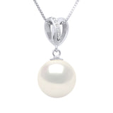 Pendant Double Knot White Gold - Natural White - Longueur 42 cm