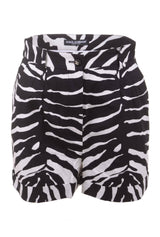 Dolce & Gabbana Women Zebra Mini Short
