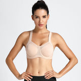No Bounce High Support Workout Bra - Nude