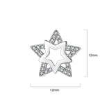Bullion Gold Glowing Star Earrings