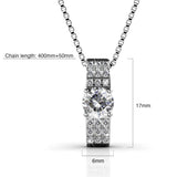 Krystal Couture Designer Pendant Necklace Embellished with SWAROVSKI Crystals