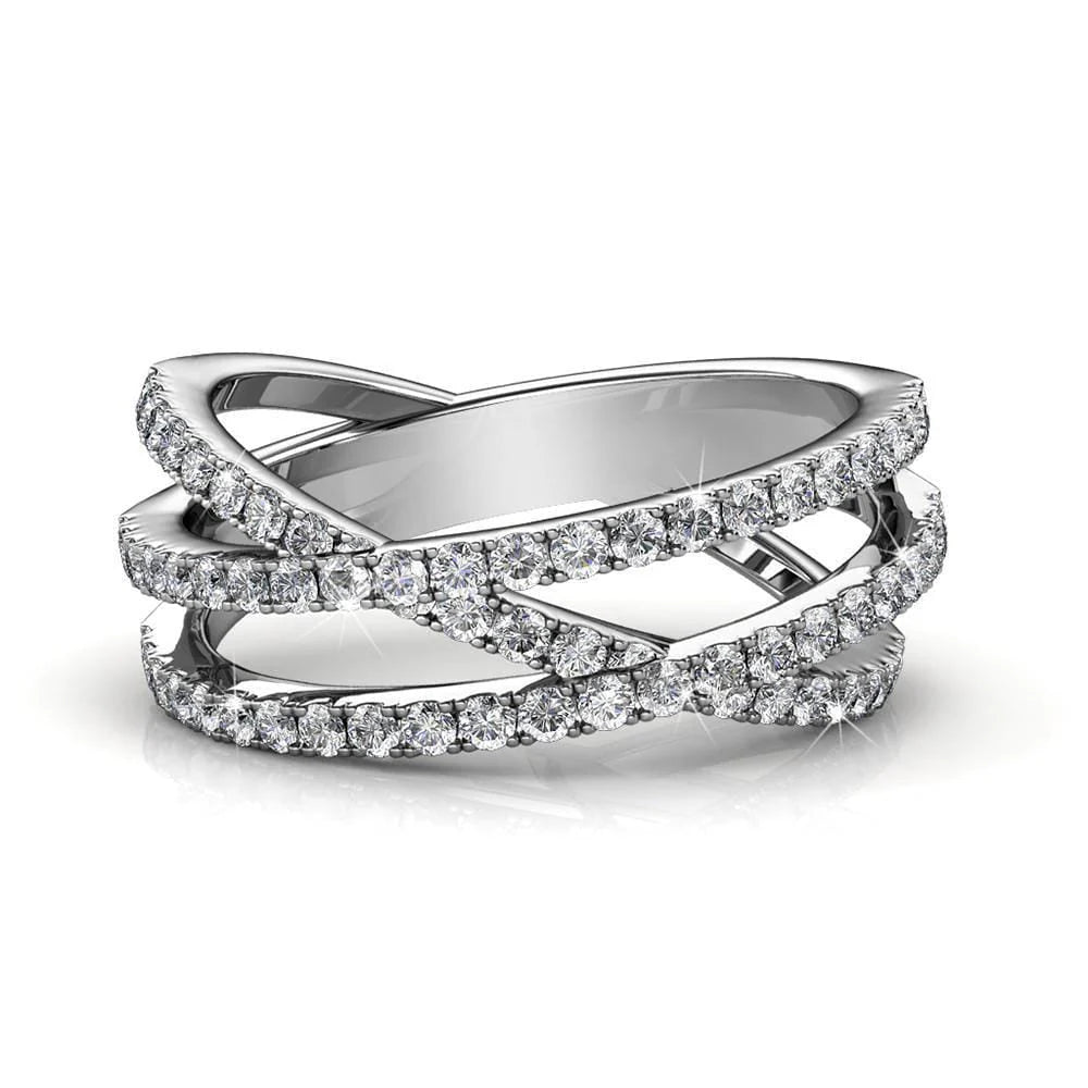 Krystal Couture Soulmate Ring Embellished with SWAROVSKI Crystals