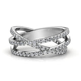 Krystal Couture Soulmate Ring Embellished with SWAROVSKI Crystals