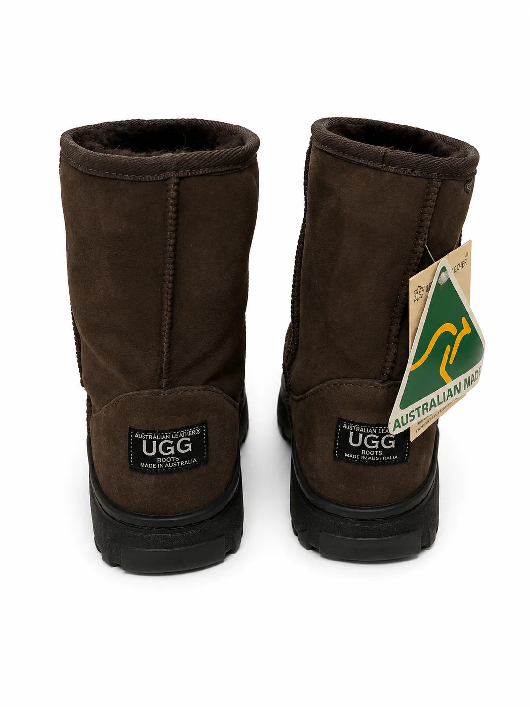 Australian Leather Ugg Long Gumboot - Chocolate - AU10