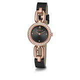 Furla Arco Chain Rose Gold Tone & Black