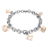 Krystal Couture Roman Charms Bracelet