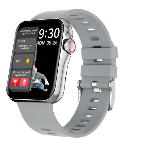 TODO Bluetooth Smart Watch Monitor Heart Rate BPM Blood Pressure Oxygen - Grey