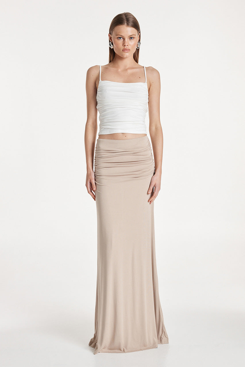 Madison The Label Scarlett Maxi Skirt - Oat