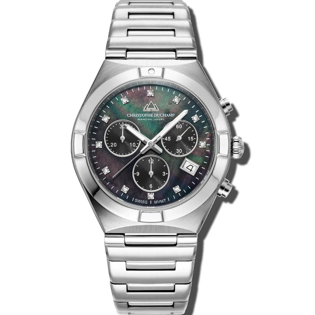 Christophe Duchamp D'orsay - Black Dial & 316L Stainless Steel Strap
