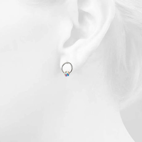 Solid 925 Sterling Silver Beauty Drop Earrings