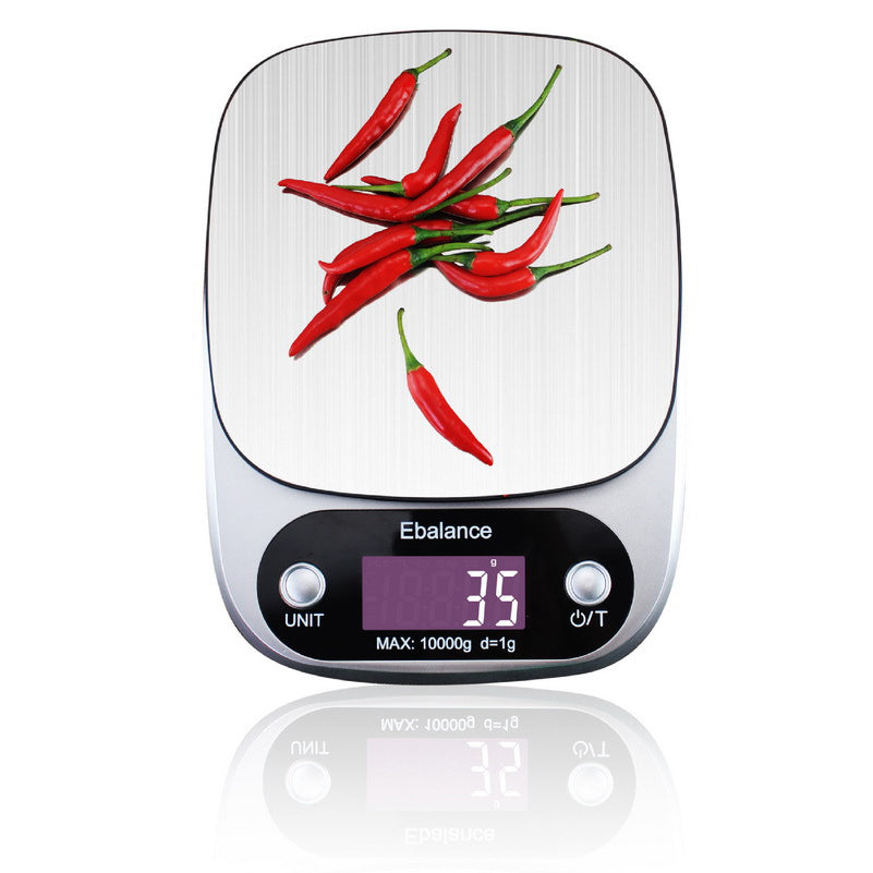 3Kg Stainless Steel Kitchen Scale Backlit Lcd Display 0.1G Graduation Jewelry Platform