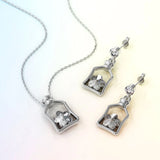 Boxed Cutie Star Necklace And Earrings Set Embellished with SWAROVSKI® Crystals