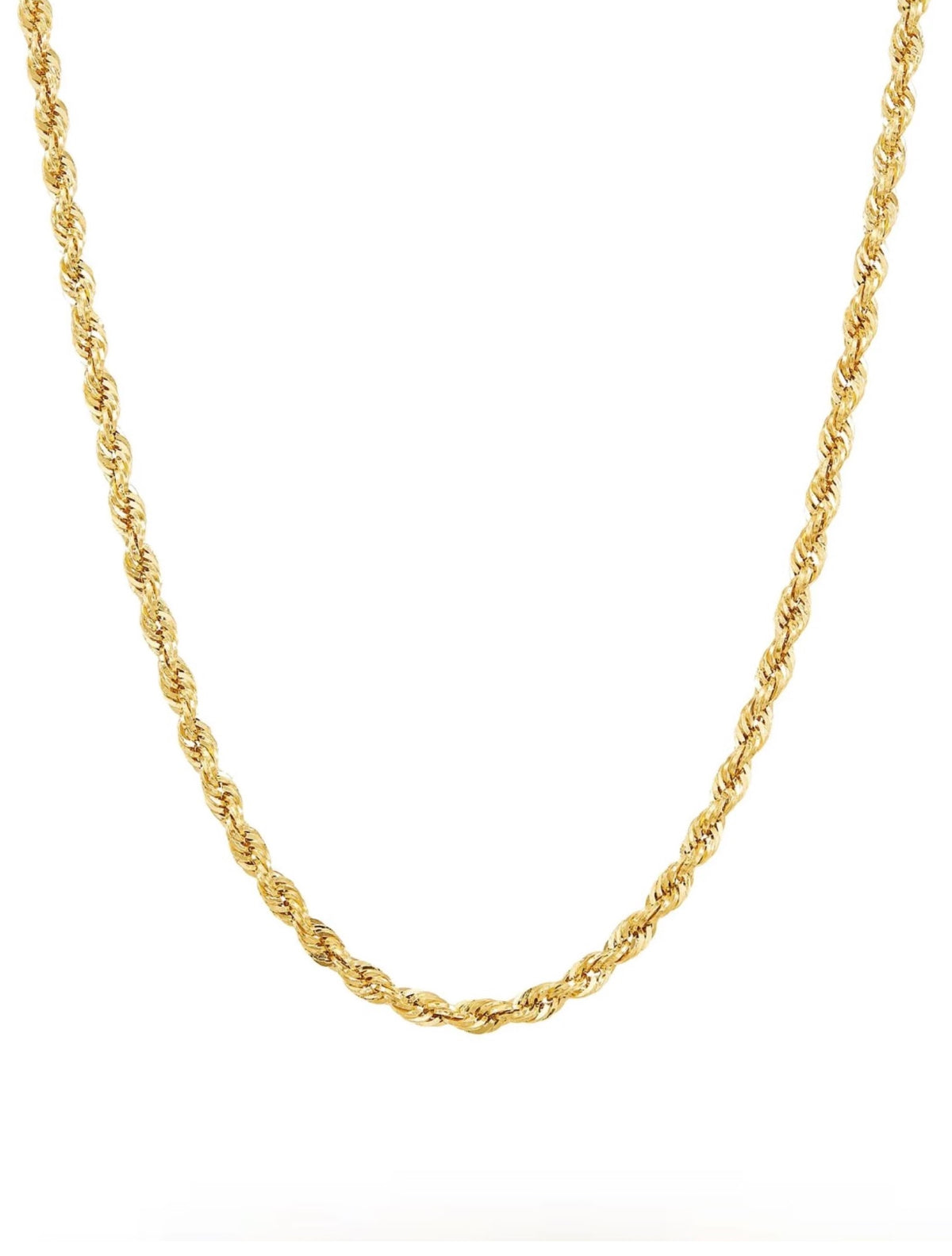 Liv Oliver 18K Gold Twist Italian Link Necklace
