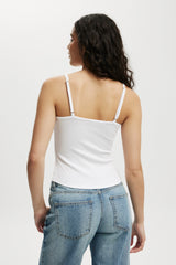 Cotton On Women's Byron Scoop Cami - White