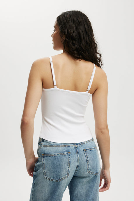 Cotton On Women's Byron Scoop Cami - White