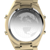 Timex Q Timex® Q80 Continental 39Mm Gold Stainless Steel Bracelet Watch