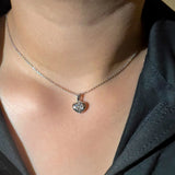 Krystal Couture Diamond Heart Necklace Embellished with SWAROVSKI Crystals