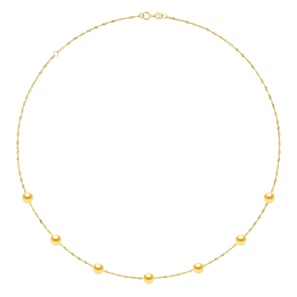 Necklace "Pearls" - Gold Prestige - Length 42 cm