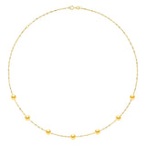Necklace "Pearls" - Gold Prestige - Length 42 cm