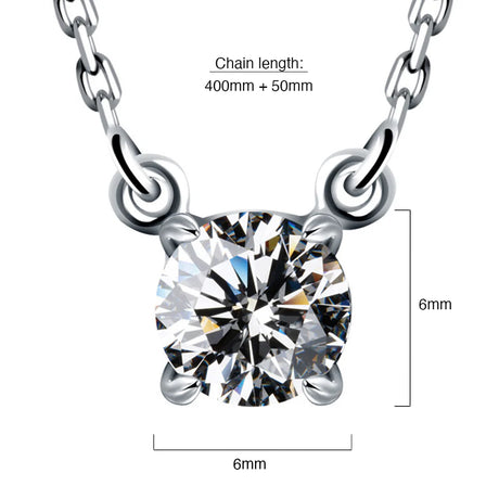 Krystal Couture The Solitaire Necklace Embellished with SWAROVSKI Crystals