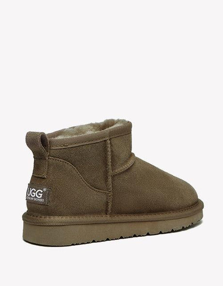 Julia Cow Suede Boots in Caribou