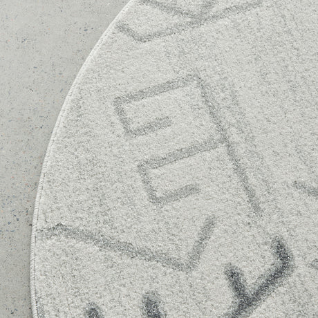 Paradise Cala Grey Round Rug