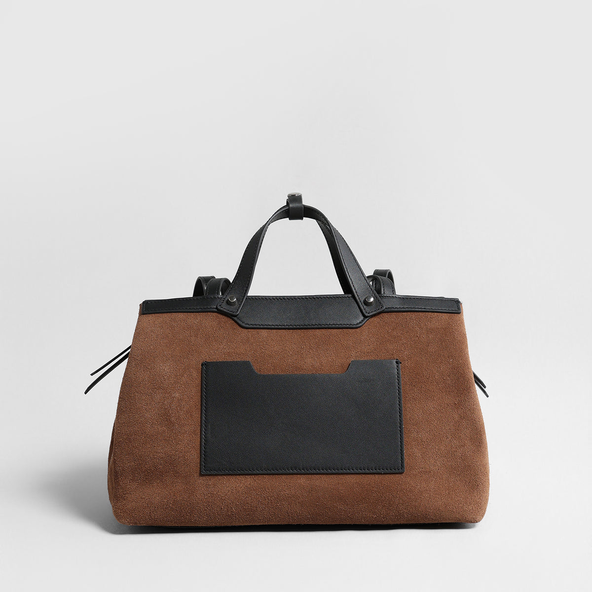 Suede Laptop Tote Bag – Structured Shoulder & Crossbody Work Bag