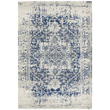 Evoke 253 White Navy Rug
