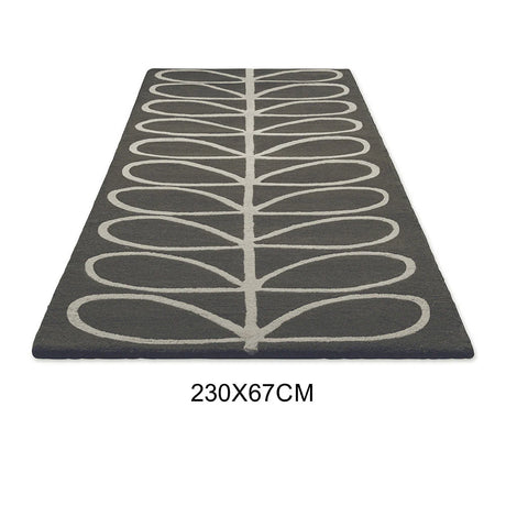 Orla Kiely Linear Stem Slate 060505 Runner Rug