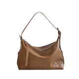 Nalandu Vintage Slouchy Leather Shoulder Bag - Brown