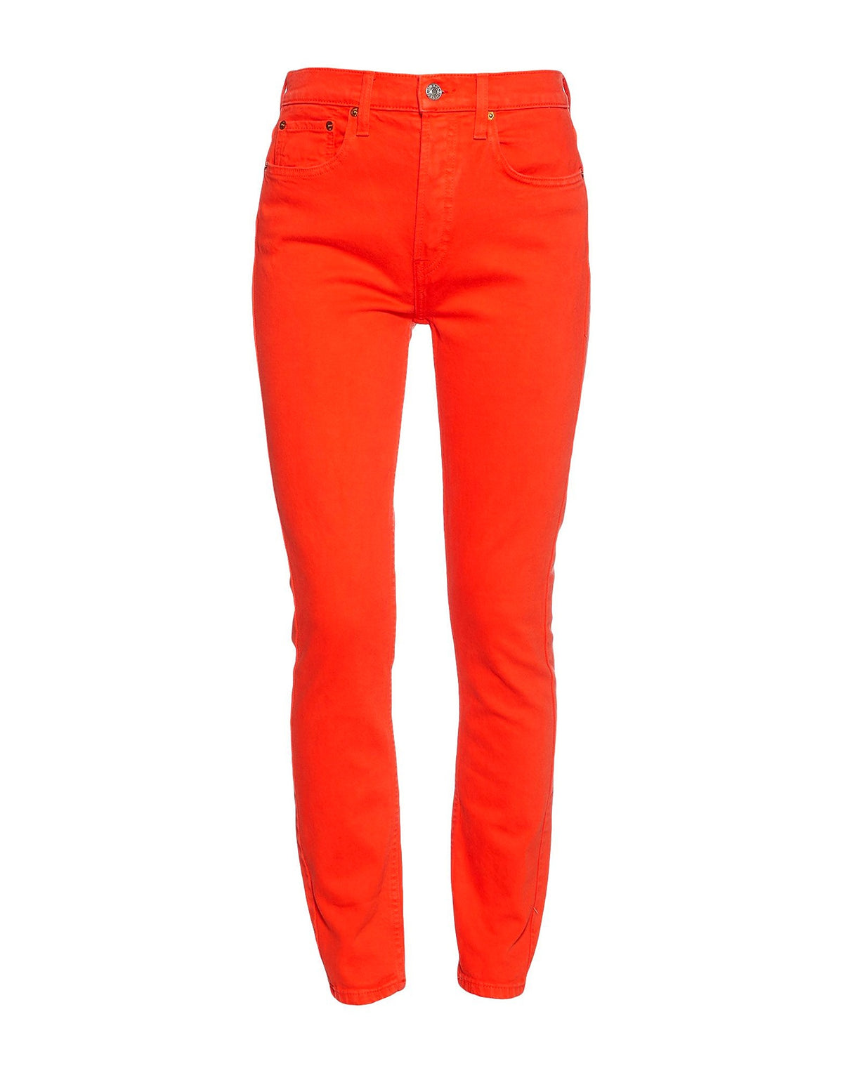 Re/Done Womens Jeans - Red